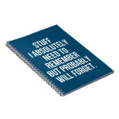 Ich muss mich unbedingt daran erinnern, aber wahrs notizblock (Rechte Seite)