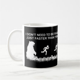 Ich muss nicht schnell (grizzly) Kaffee-Tasse sein Kaffeetasse