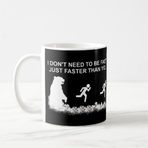 Ich muss nicht schnell (grizzly) Kaffee-Tasse sein Kaffeetasse