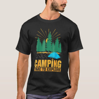 Ich muss nur Camping Cousin Camp 2021 Summer Vac T-Shirt