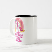 Ich muss nur dramatische Faulpelze sein Zweifarbige Tasse (Vorderseite Links)