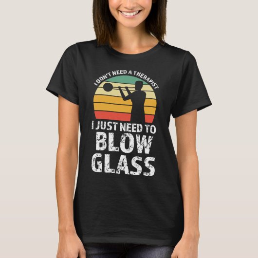 Ich muss nur Glasbläser blasen Pullover Ho (Vorderseite)