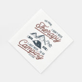 Ich muss nur ins Camping gehen Serviette (Ecke)