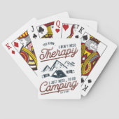 Ich muss nur ins Camping gehen Spielkarten (Rückseite)