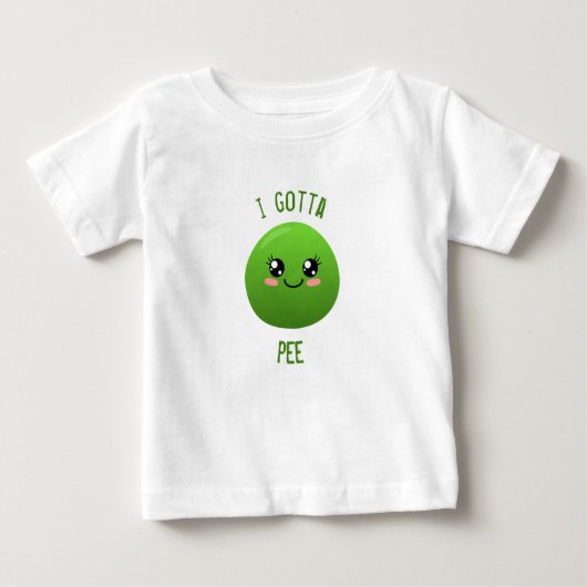 Ich muss pissen baby t-shirt (Vorderseite)