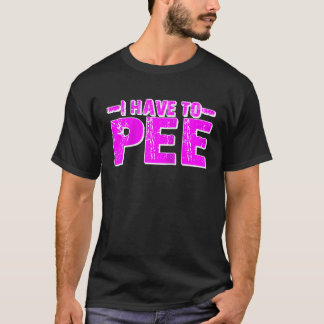 Ich muss Raglan Baseball pinkeln T-Shirt