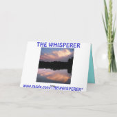 ICH MUSS SEHEN, DASS DU Mit Augen Goldfisch Käfer Karte (Rückseite)