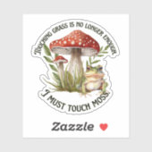 Ich muss Touch Moos dekal Aufkleber (Blatt)