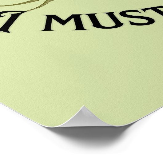 Ich muss Touch-Moos Poster (Ecke)