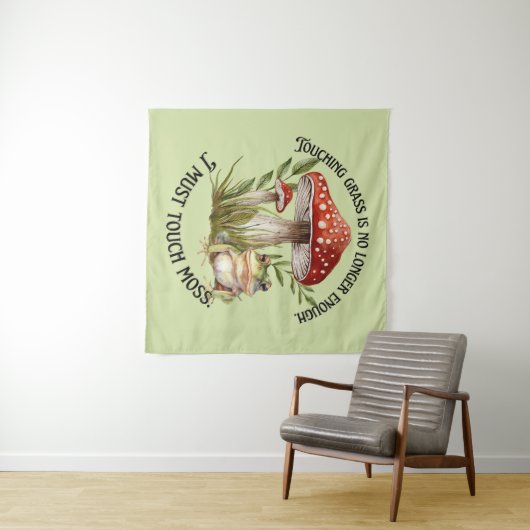 Ich muss Touch-Moos Wandteppich (Beispiel (Horizontal))