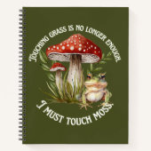 "Ich muss Touch moss" Notizblock (Vorderseite)