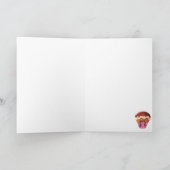 Ich Mustache Ihnen eine Frage Cupcake Karte (Innenseite)