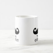 Ich Mustache Ihnen eine Frage Kaffeetasse (Mittel)