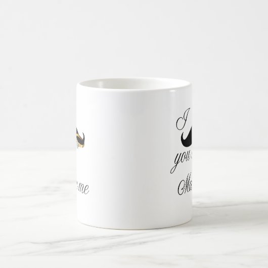 Ich Mustache Sie - zu heiraten Kaffeetasse (Mittel)