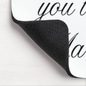 Ich Mustache Sie - zu heiraten Mousepad (Ecke)