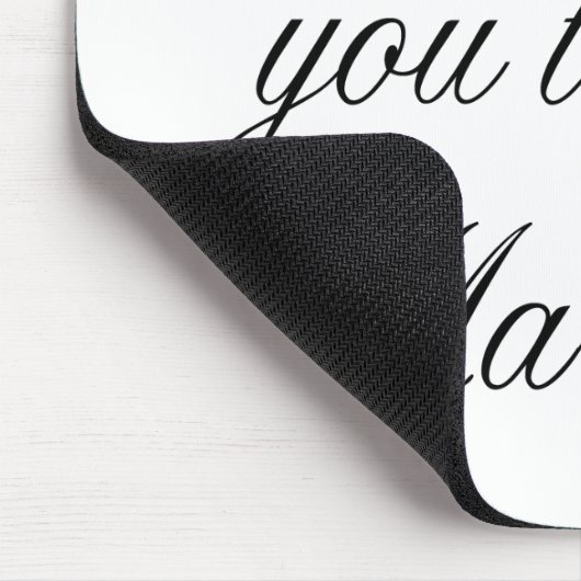 Ich Mustache Sie - zu heiraten Mousepad (Ecke)