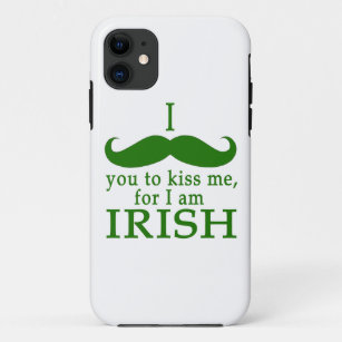 Ich Mustache Sie zu küssen Me Ich bin Irin! Case-Mate iPhone Hülle
