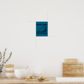 Ich Mutter bin nur Haut Knochen Poster (Küche)