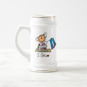 Ich nähe bierglas (Links)