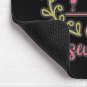 Ich nähe Extravagantes Nähdesign Mousepad (Ecke)