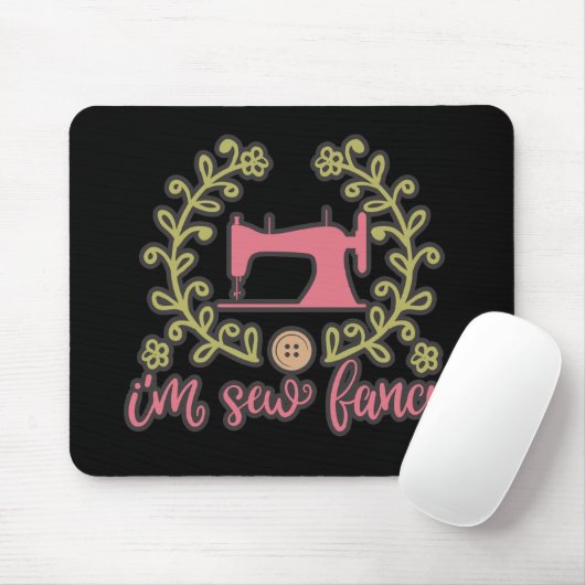 Ich nähe Extravagantes Nähdesign Mousepad (Mit Mouse)