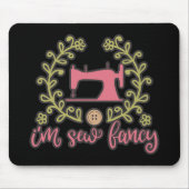 Ich nähe Extravagantes Nähdesign Mousepad (Vorne)