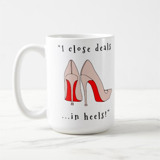 Ich nahe Geschäfte in Heelsen! Kaffeetasse (Links)