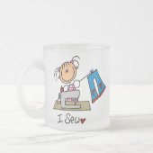 Ich nähe mattglastasse (Links)
