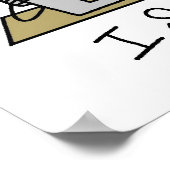 Ich nähe poster (Ecke)