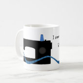 Ich nähe Sie lebe lustiger nähender Entwurf Kaffeetasse (Vorderseite Links)
