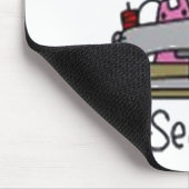 Ich nähe Strichmännchen Mousepad (Ecke)