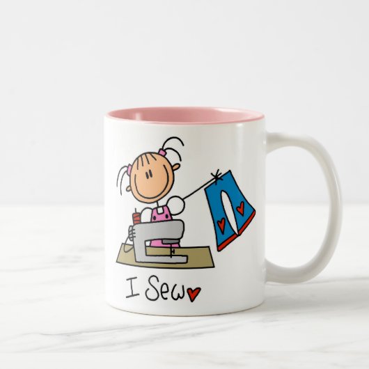 Ich nähe Tasse (Rechts)