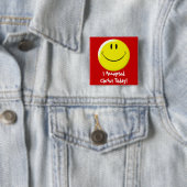 Ich nahm Christus heute an! Button (Beispiel)