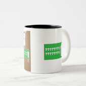 Ich nahm den Weg weniger reiste Tasse (VorderseiteRechts)