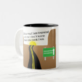 Ich nahm den Weg weniger reiste Tasse (Vorderseite Links)