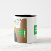 Ich nahm den Weg weniger reiste Tasse (Mittel)