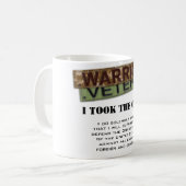 ICH NAHM die EID Kaffee-Tasse Kaffeetasse (Vorderseite Links)