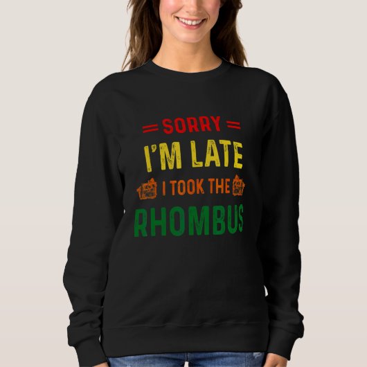 Ich nahm die Raute Mathe Nerd Mathematik Sweatshirt (Vorderseite)