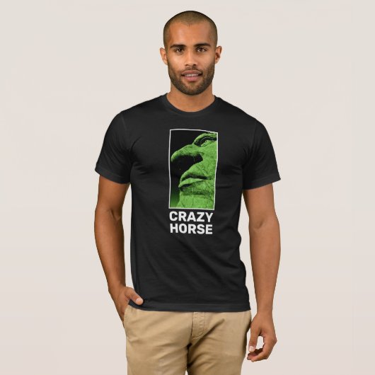 Ich nahm dieses Foto am Crazy Horse Monument T-Shirt (Vorne ganz)