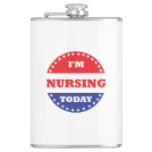 Ich nähre heute flachmann (Vorderseite)