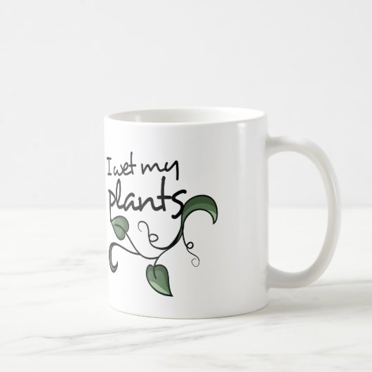 Ich nass meine Pflanze Kaffeetasse (Rechts)