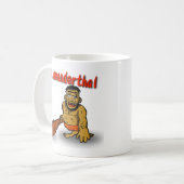 Ich Neanderthal-Tasse Kaffeetasse (Vorderseite Links)