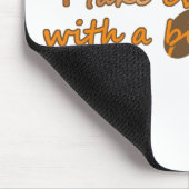 Ich nehme alles mit ein bisschen Kaffee (© Mira) Mousepad (Ecke)