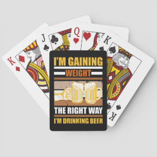 Ich nehme auf die richtige Weise zu, ich trinke Bi Spielkarten