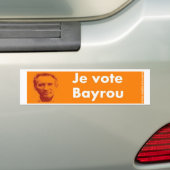 Ich nehme Bayrou an Autoaufkleber (Auf Auto)