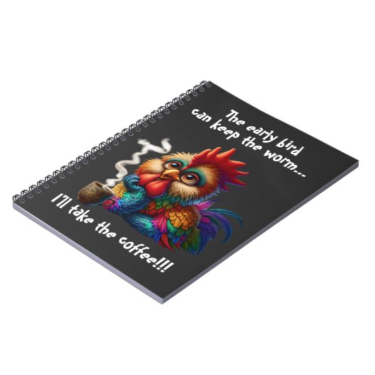 Ich nehme den Kaffee Notizblock (Linke Seite)