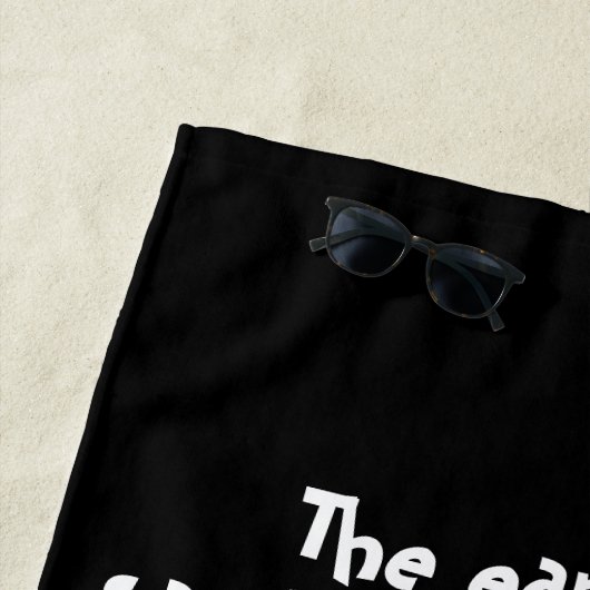 Ich nehme den Kaffee Strandtuch (Beispiel)