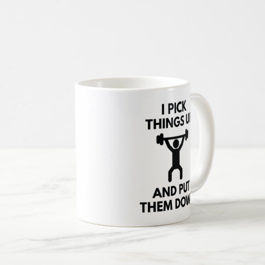 Ich nehme Dinge auf Kaffeetasse (VorderseiteRechts)