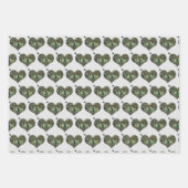 Ich nehme dir gelbe blaue Herzform Geschenkpapier Set (Vorderseite 2)