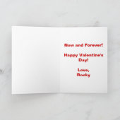 Ich nehme dir Valentinstag-Karte. Feiertagskarte (Innenseite)